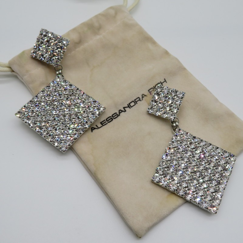 Huge Diamant Shape Earrings by Alexandra Rich