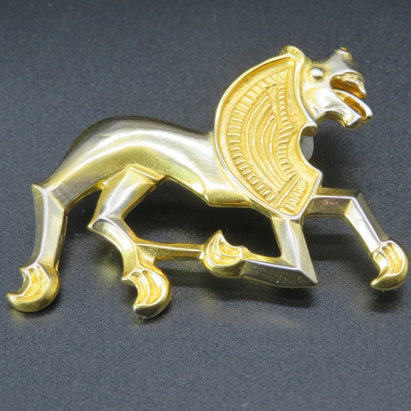 Vintage Egyptian Lion Brooch by The Metropolitan Museum Of Art