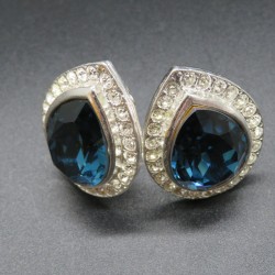 Vintage large blue sapphire...